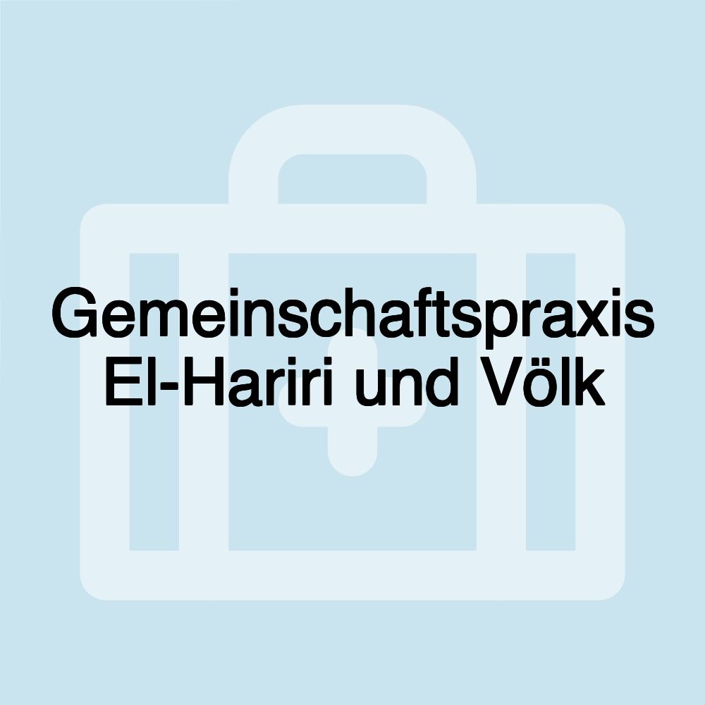 Gemeinschaftspraxis El-Hariri und Völk