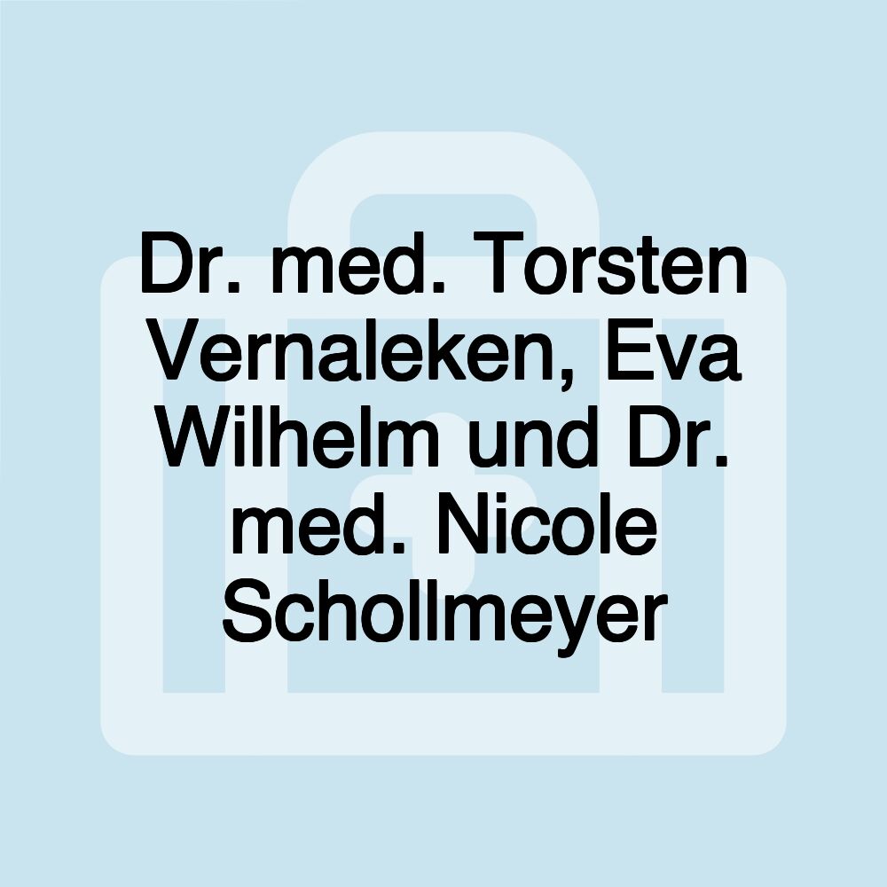 Dr. med. Torsten Vernaleken, Eva Wilhelm und Dr. med. Nicole Schollmeyer