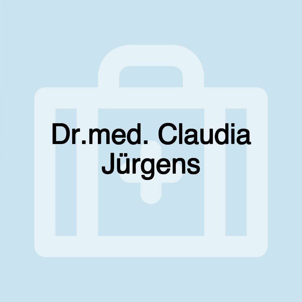 Dr.med. Claudia Jürgens