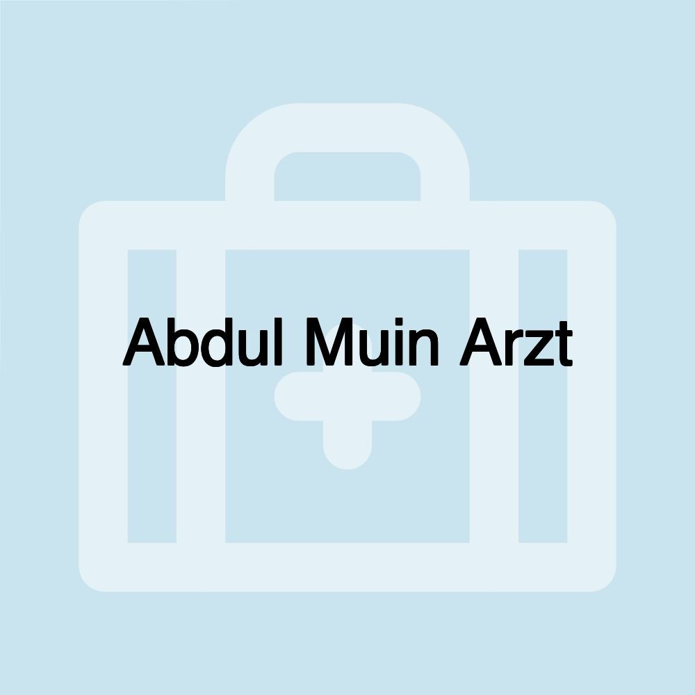 Abdul Muin Arzt