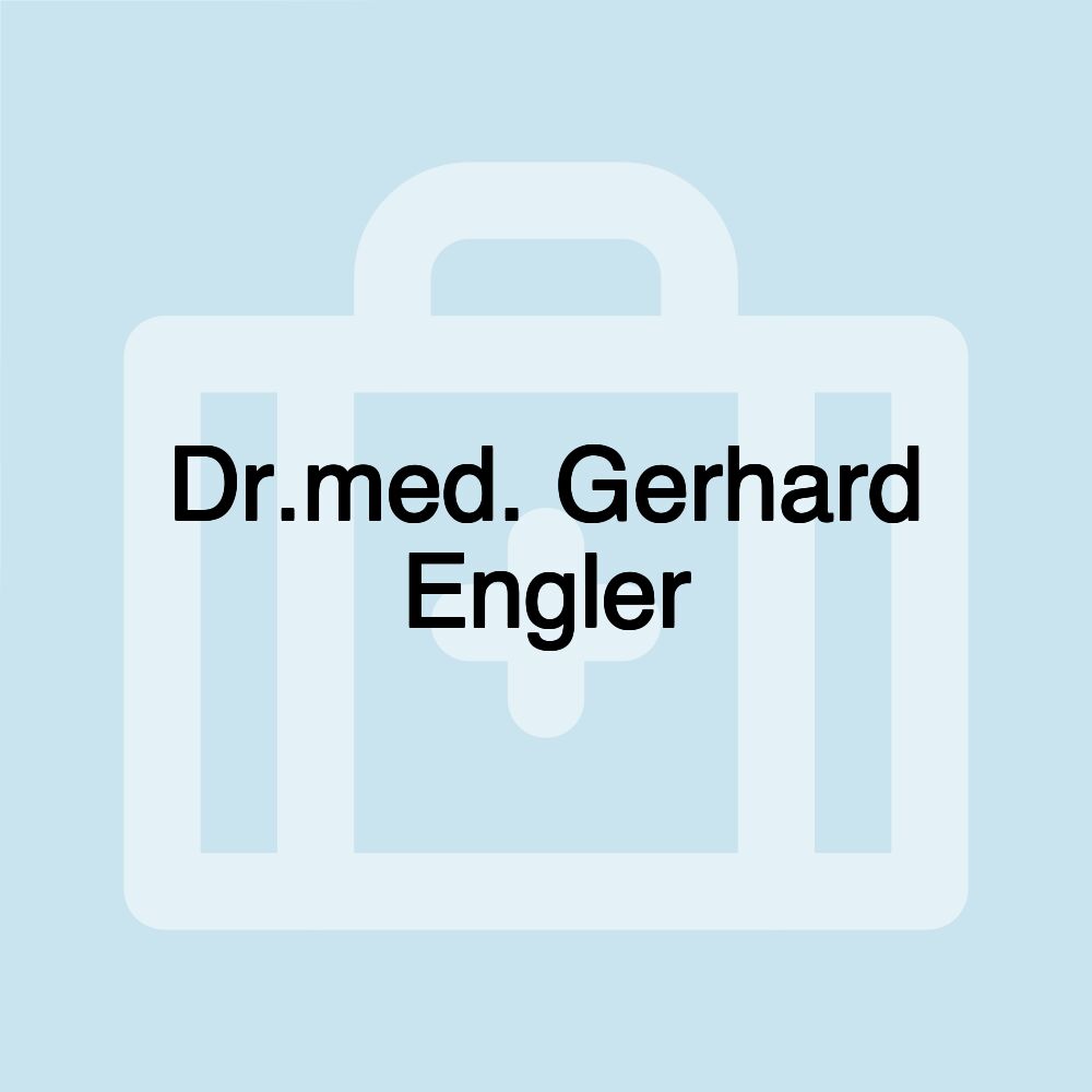 Dr.med. Gerhard Engler