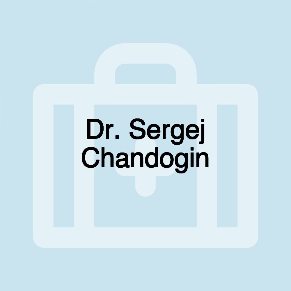 Dr. Sergej Chandogin