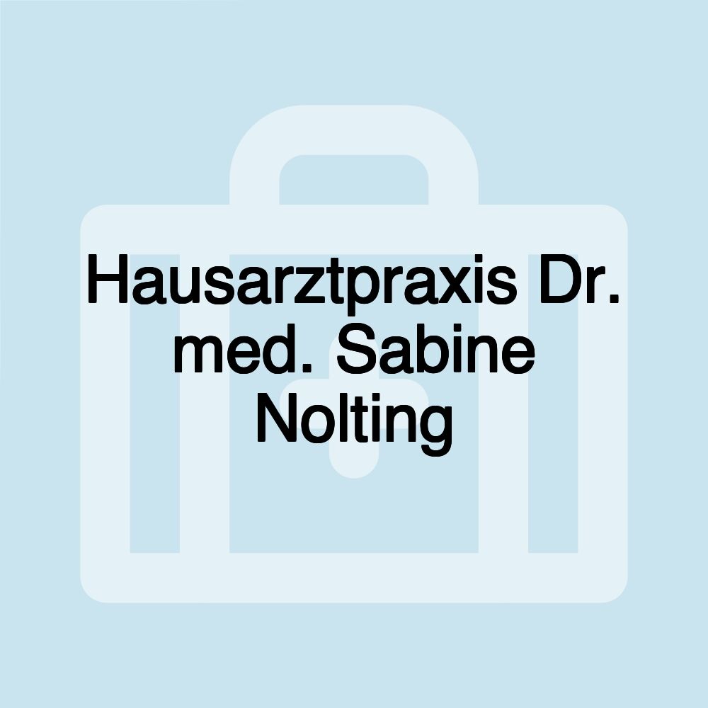 Hausarztpraxis Dr. med. Sabine Nolting