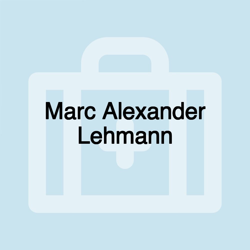 Marc Alexander Lehmann