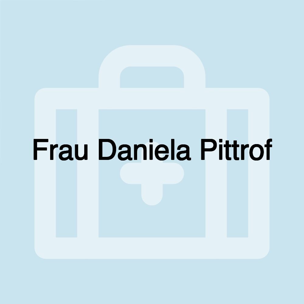 Frau Daniela Pittrof