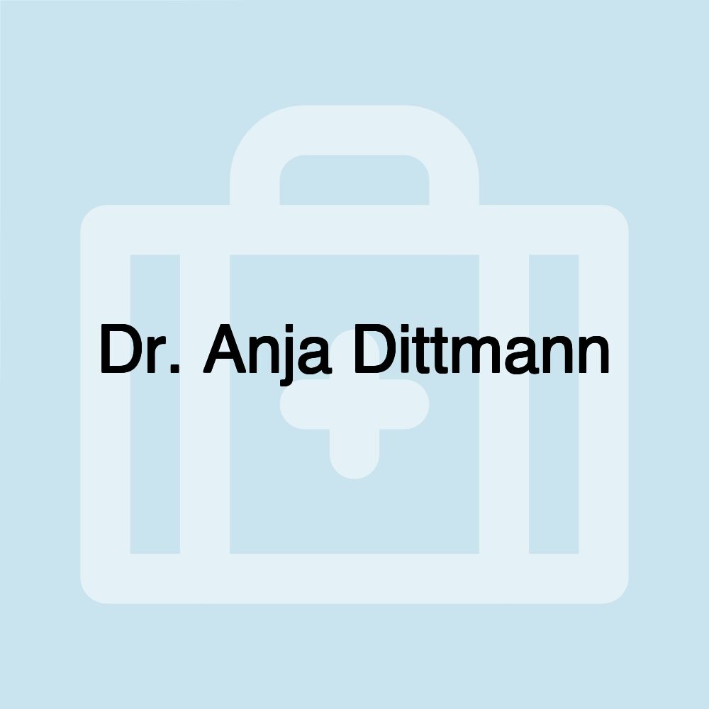 Dr. Anja Dittmann