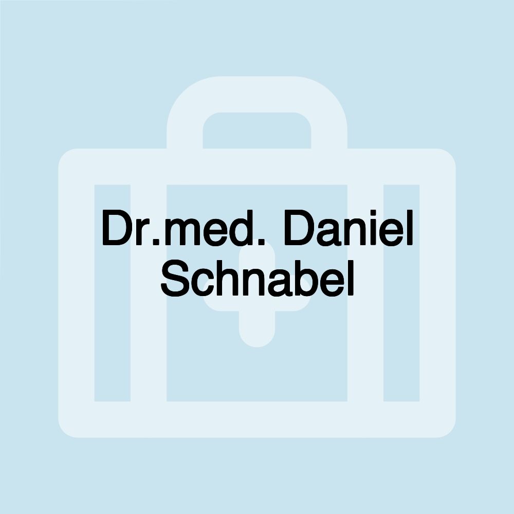 Dr.med. Daniel Schnabel