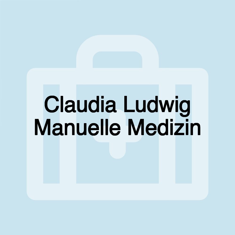 Claudia Ludwig Manuelle Medizin