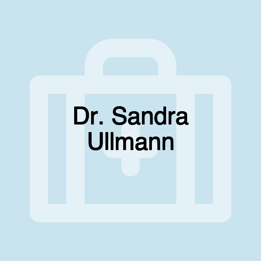 Dr. Sandra Ullmann