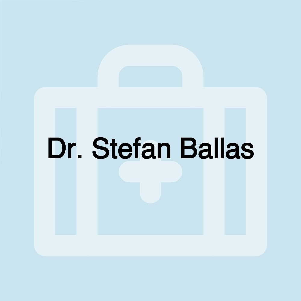 Dr. Stefan Ballas