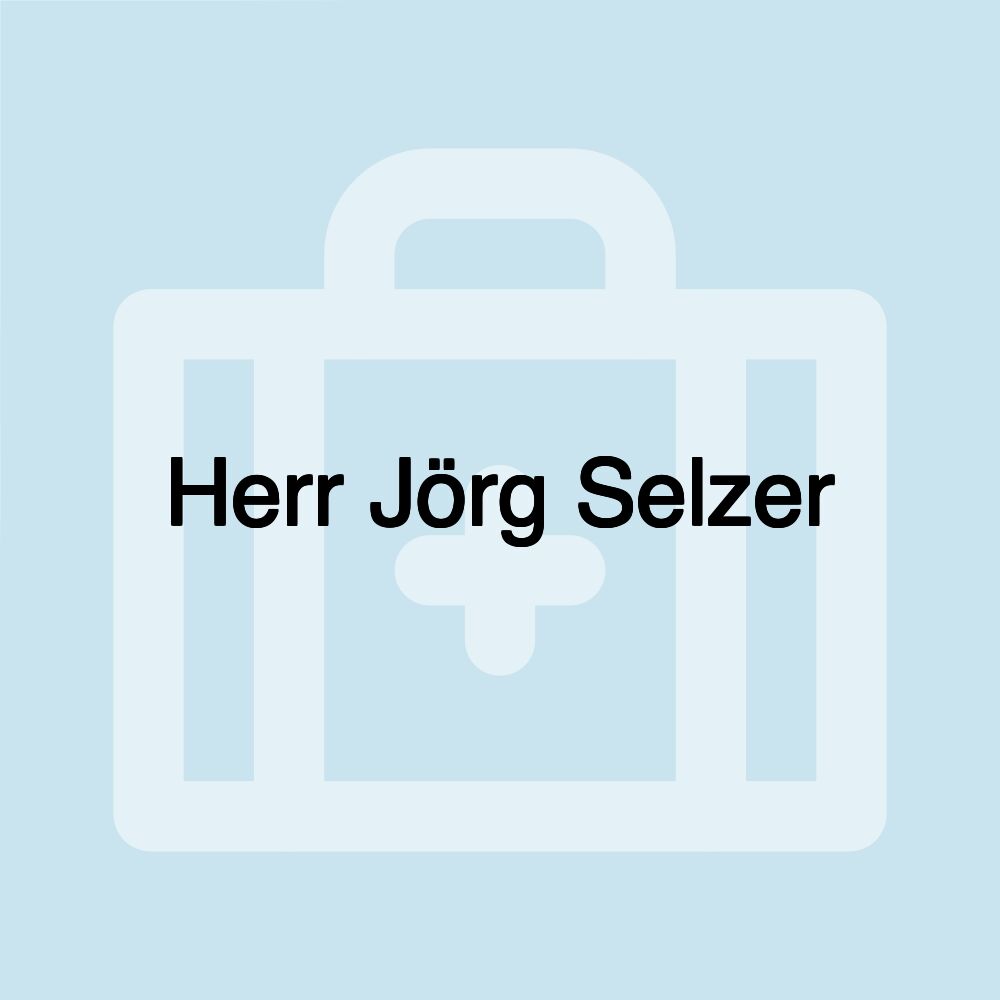 Herr Jörg Selzer