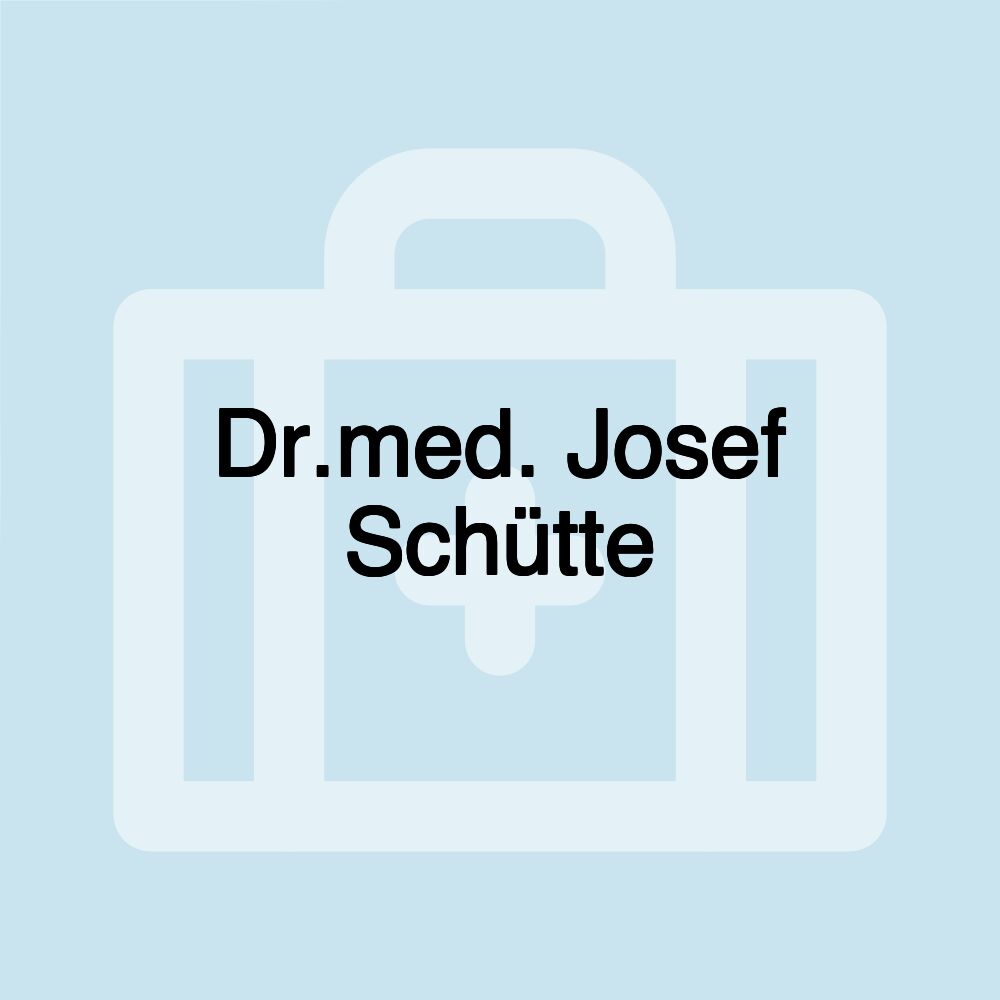 Dr.med. Josef Schütte