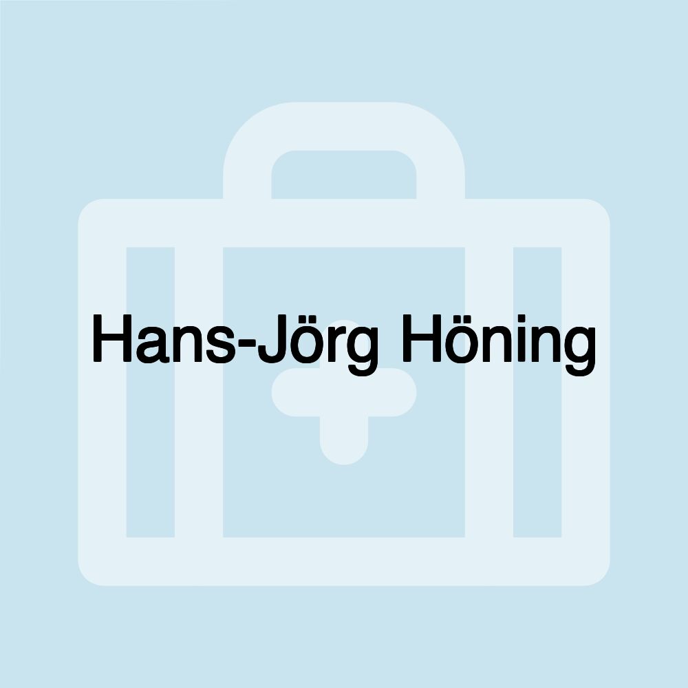 Hans-Jörg Höning