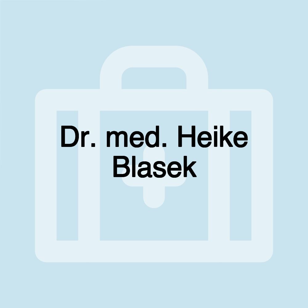 Dr. med. Heike Blasek