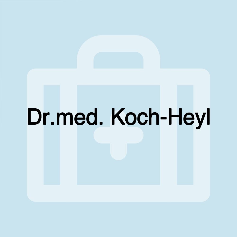 Dr.med. Koch-Heyl