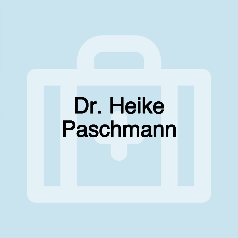 Dr. Heike Paschmann