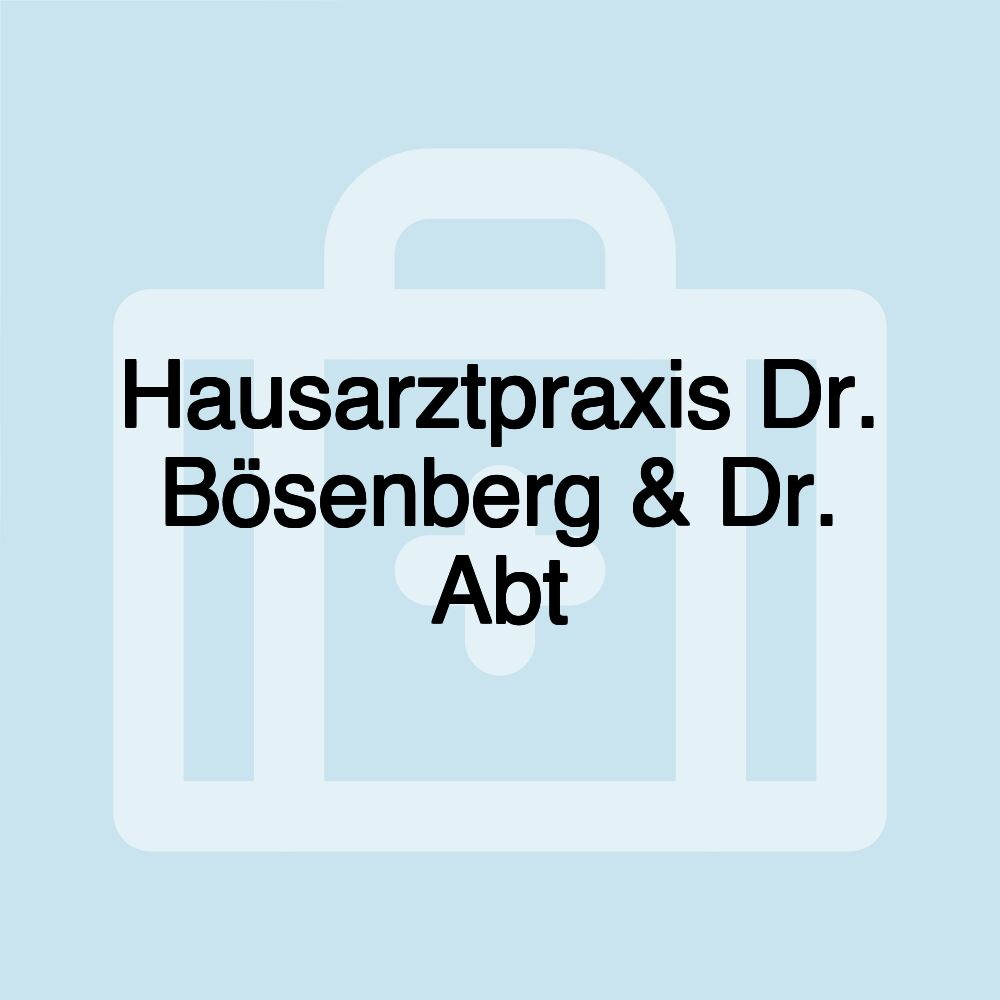 Hausarztpraxis Dr. Bösenberg & Dr. Abt