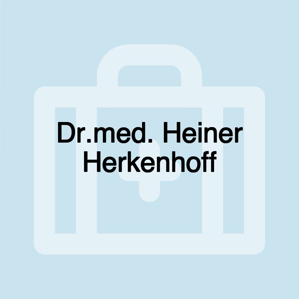 Dr.med. Heiner Herkenhoff