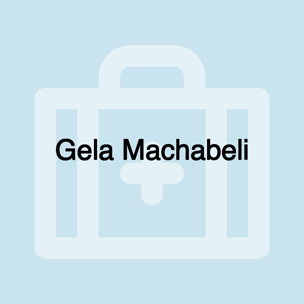 Gela Machabeli