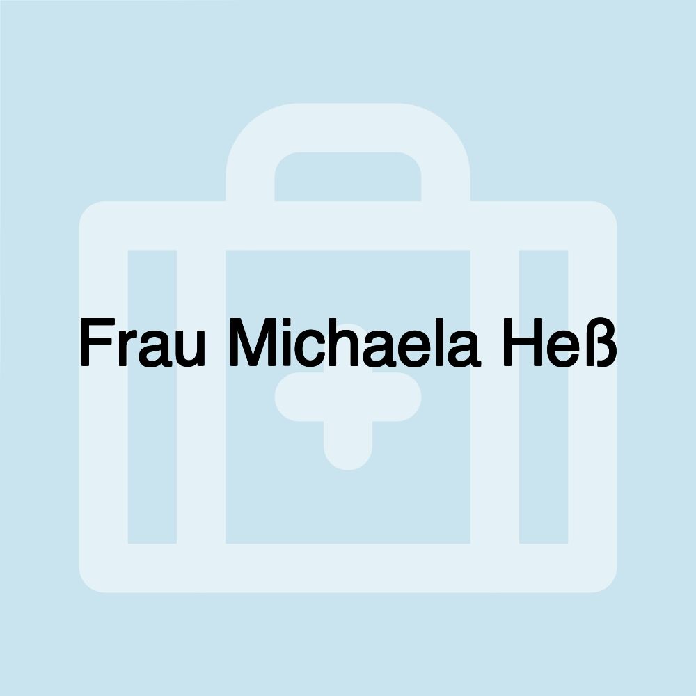 Frau Michaela Heß