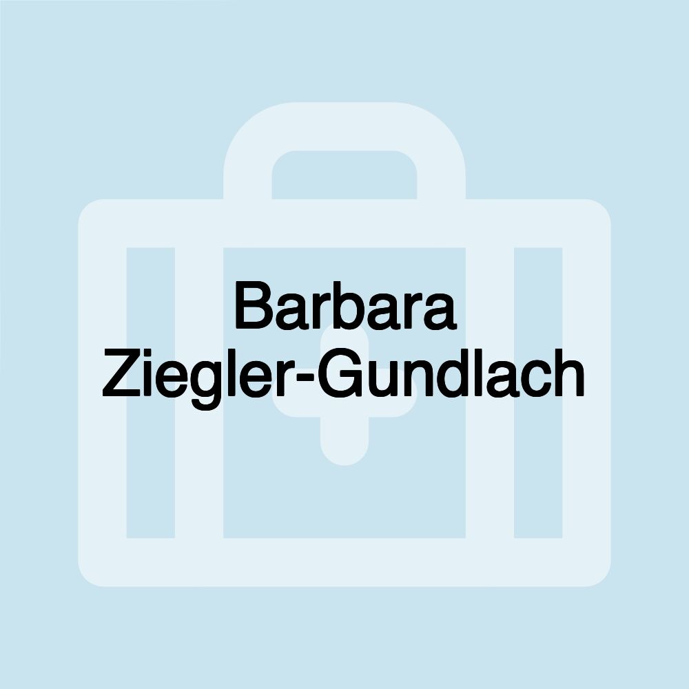 Barbara Ziegler-Gundlach