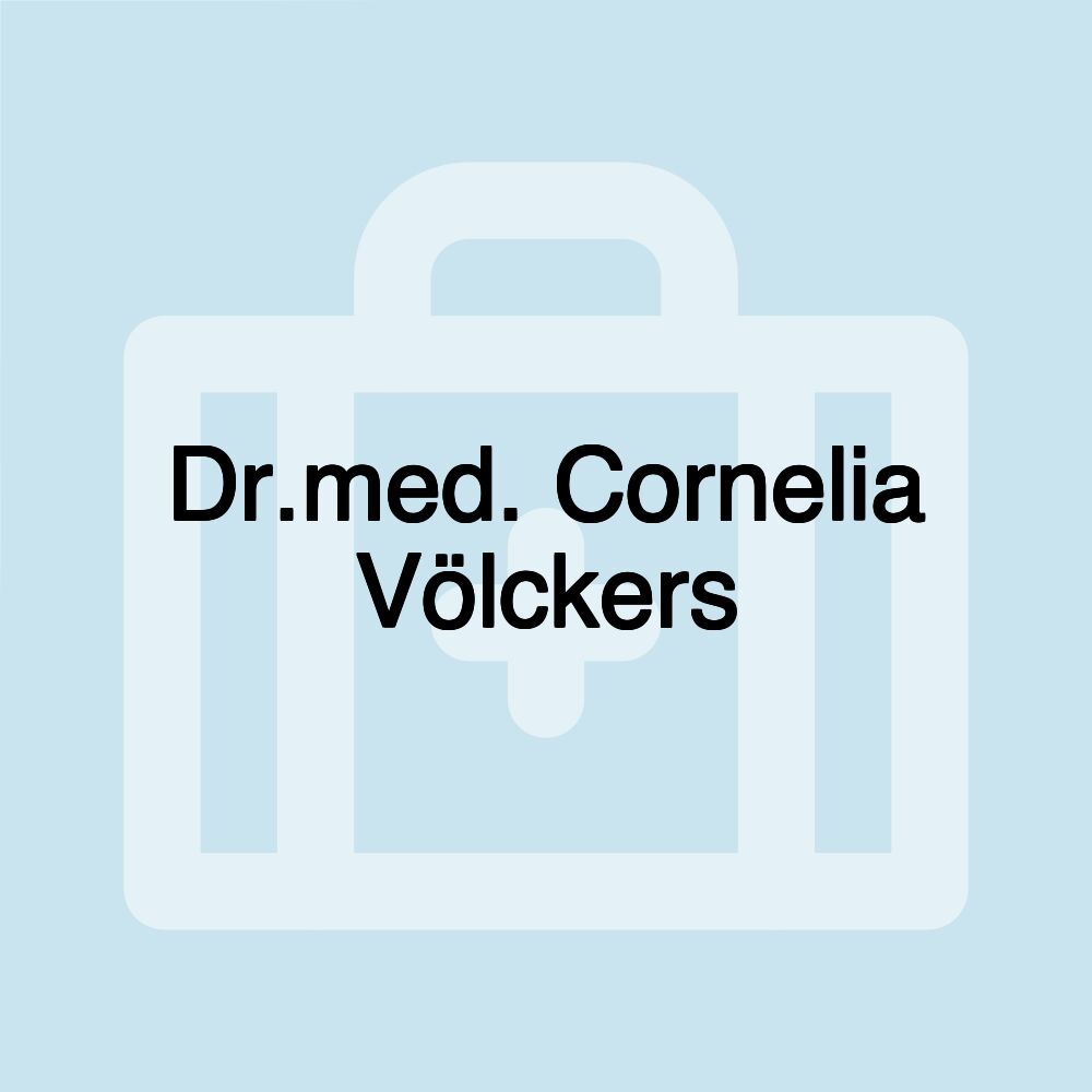 Dr.med. Cornelia Völckers