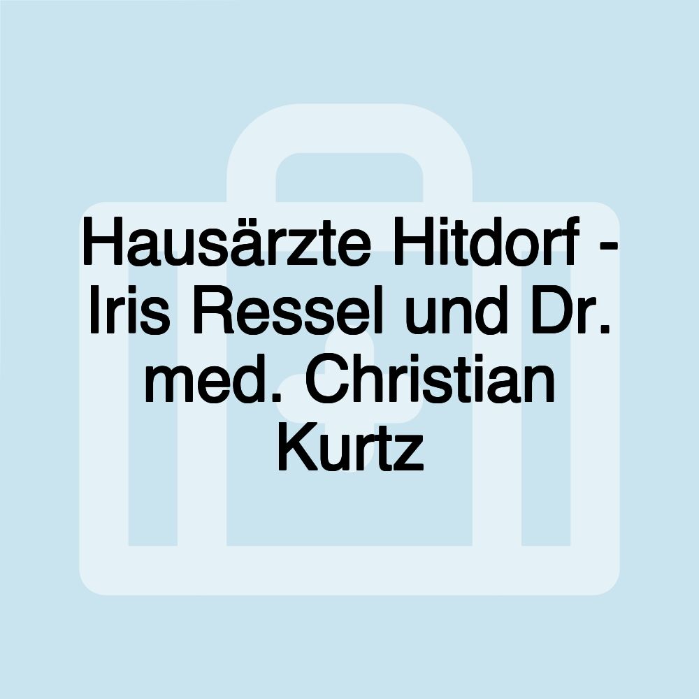 Hausärzte Hitdorf - Iris Ressel und Dr. med. Christian Kurtz