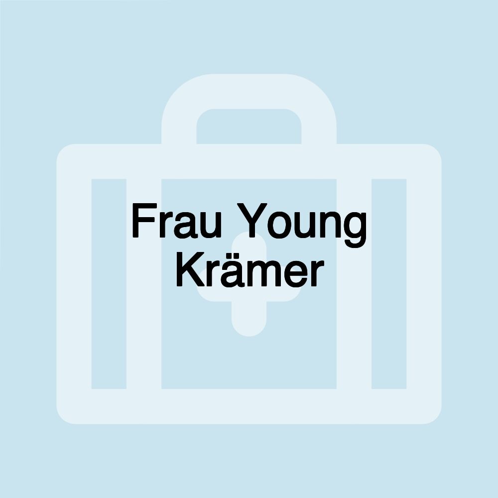 Frau Young Krämer