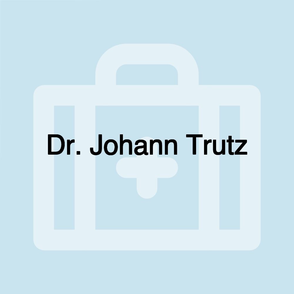 Dr. Johann Trutz