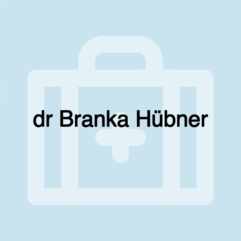 dr Branka Hübner