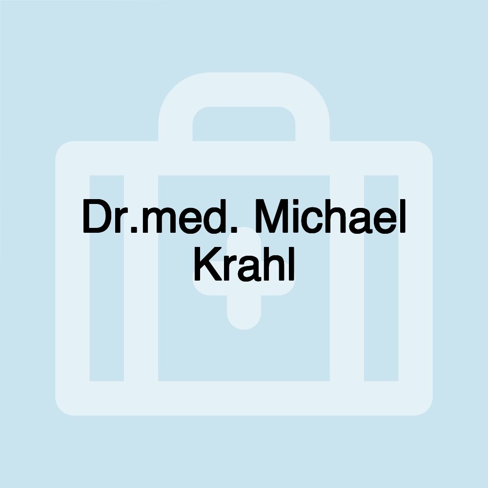 Dr.med. Michael Krahl