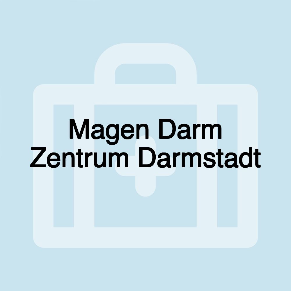 Magen Darm Zentrum Darmstadt