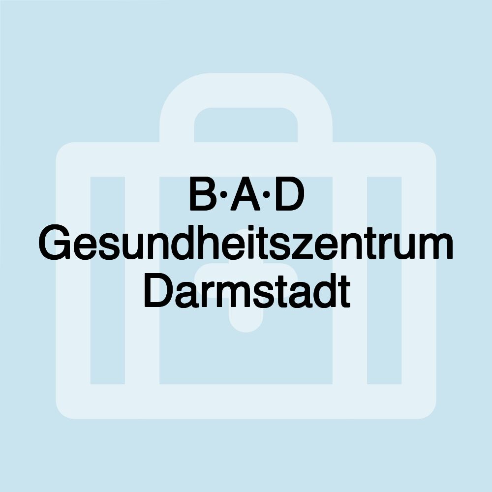 B·A·D Gesundheitszentrum Darmstadt