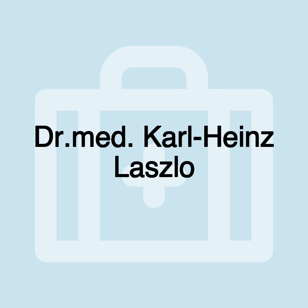 Dr.med. Karl-Heinz Laszlo