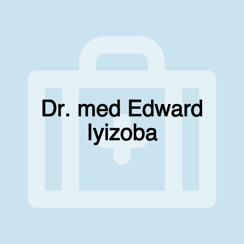 Dr. med Edward Iyizoba