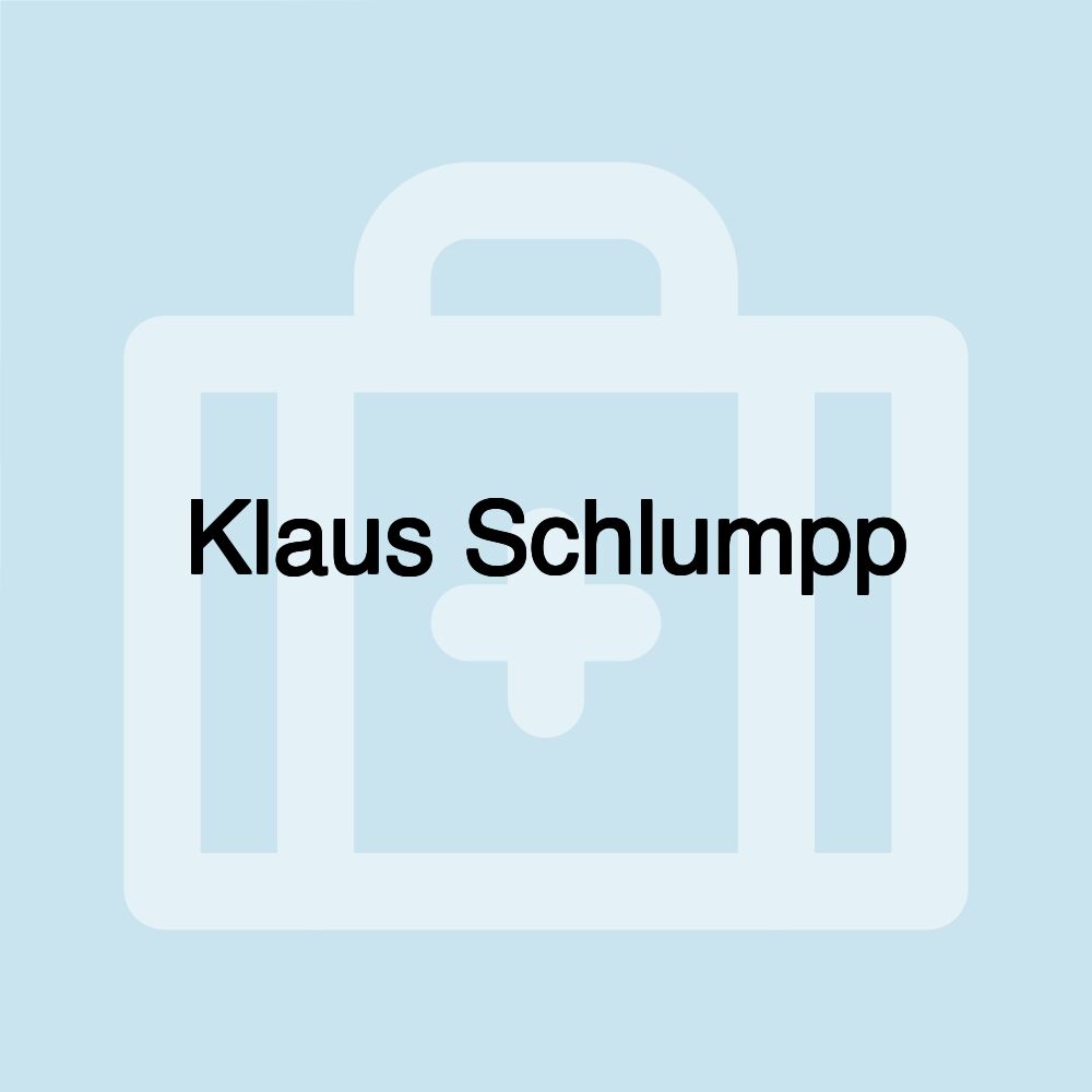 Klaus Schlumpp