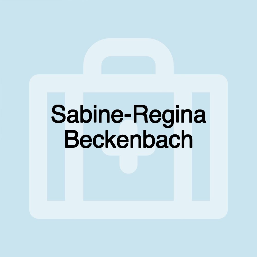 Sabine-Regina Beckenbach