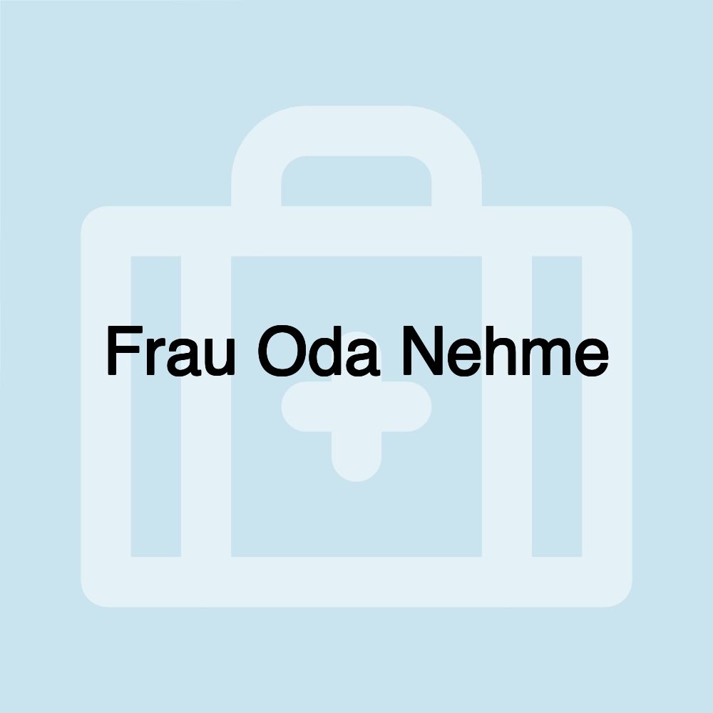 Frau Oda Nehme