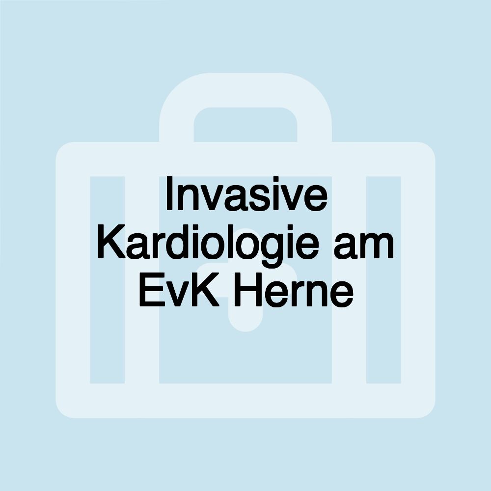 Invasive Kardiologie am EvK Herne