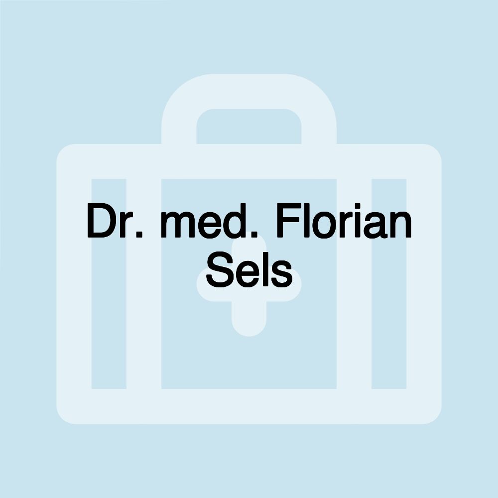 Dr. med. Florian Sels