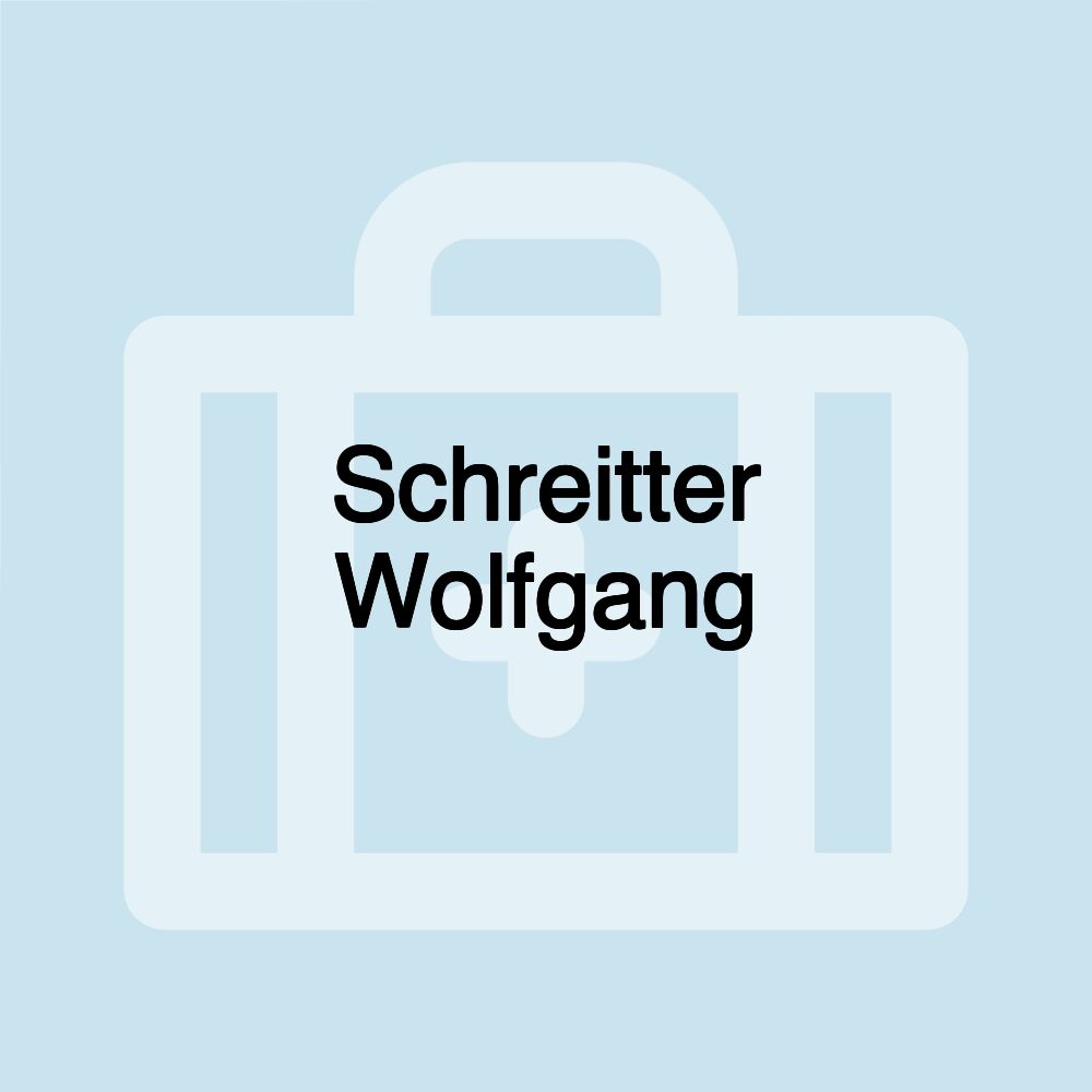 Schreitter Wolfgang