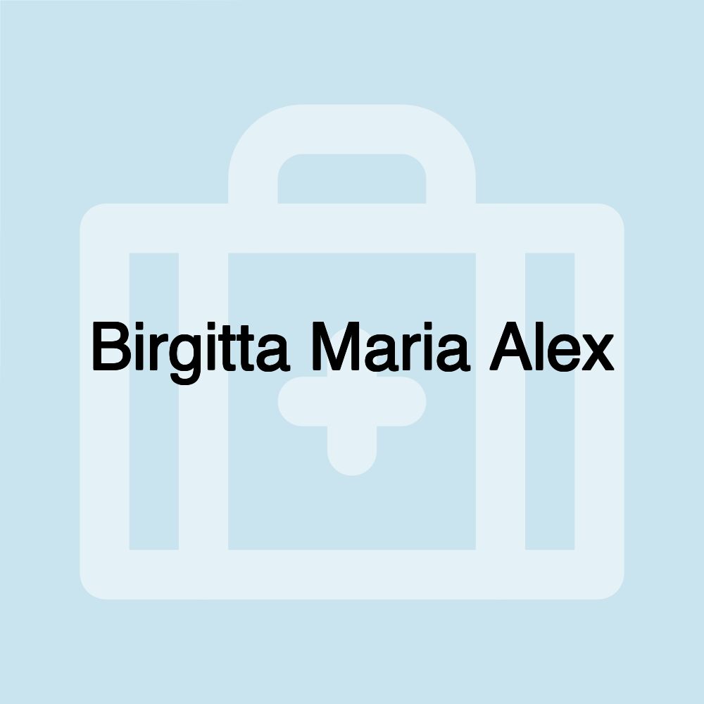 Birgitta Maria Alex