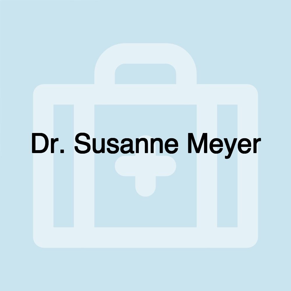 Dr. Susanne Meyer