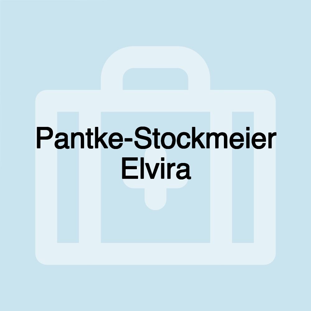 Pantke-Stockmeier Elvira