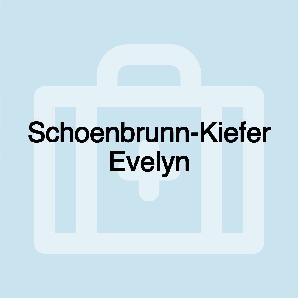 Schoenbrunn-Kiefer Evelyn