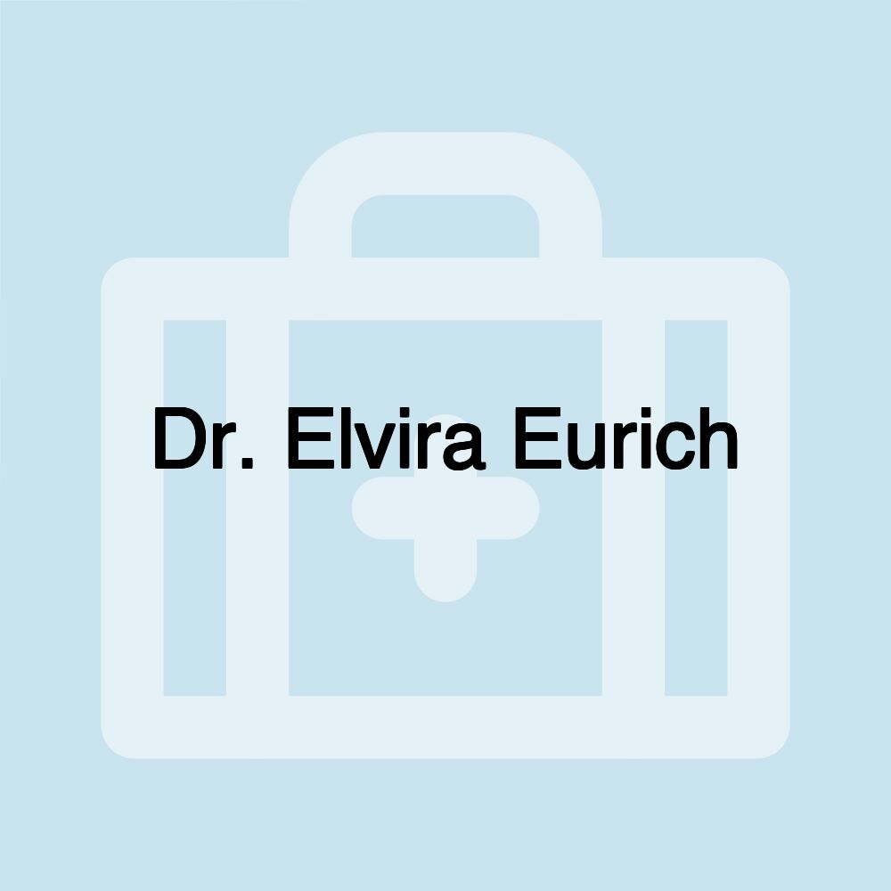 Dr. Elvira Eurich