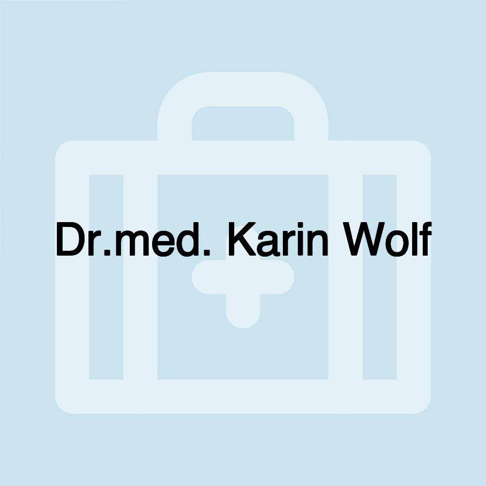 Dr.med. Karin Wolf