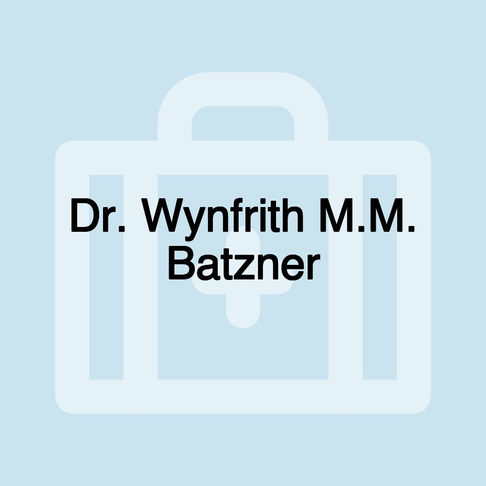 Dr. Wynfrith M.M. Batzner