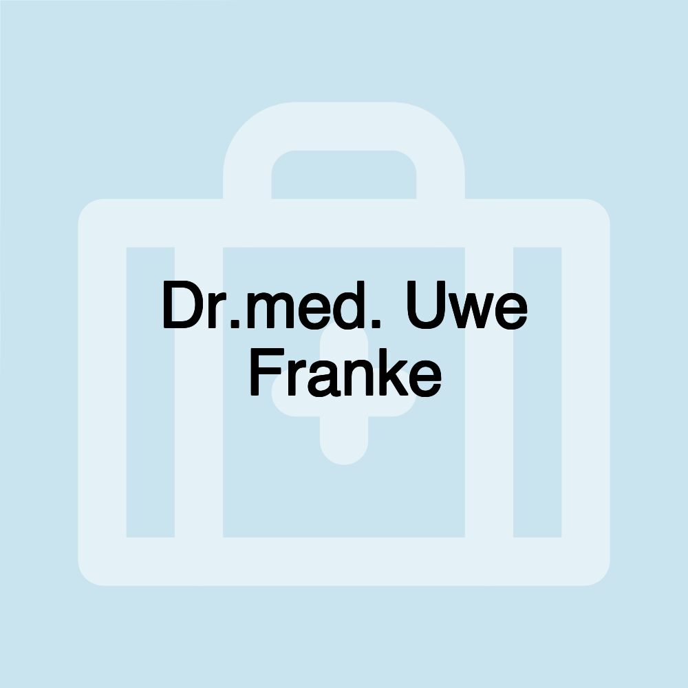 Dr.med. Uwe Franke