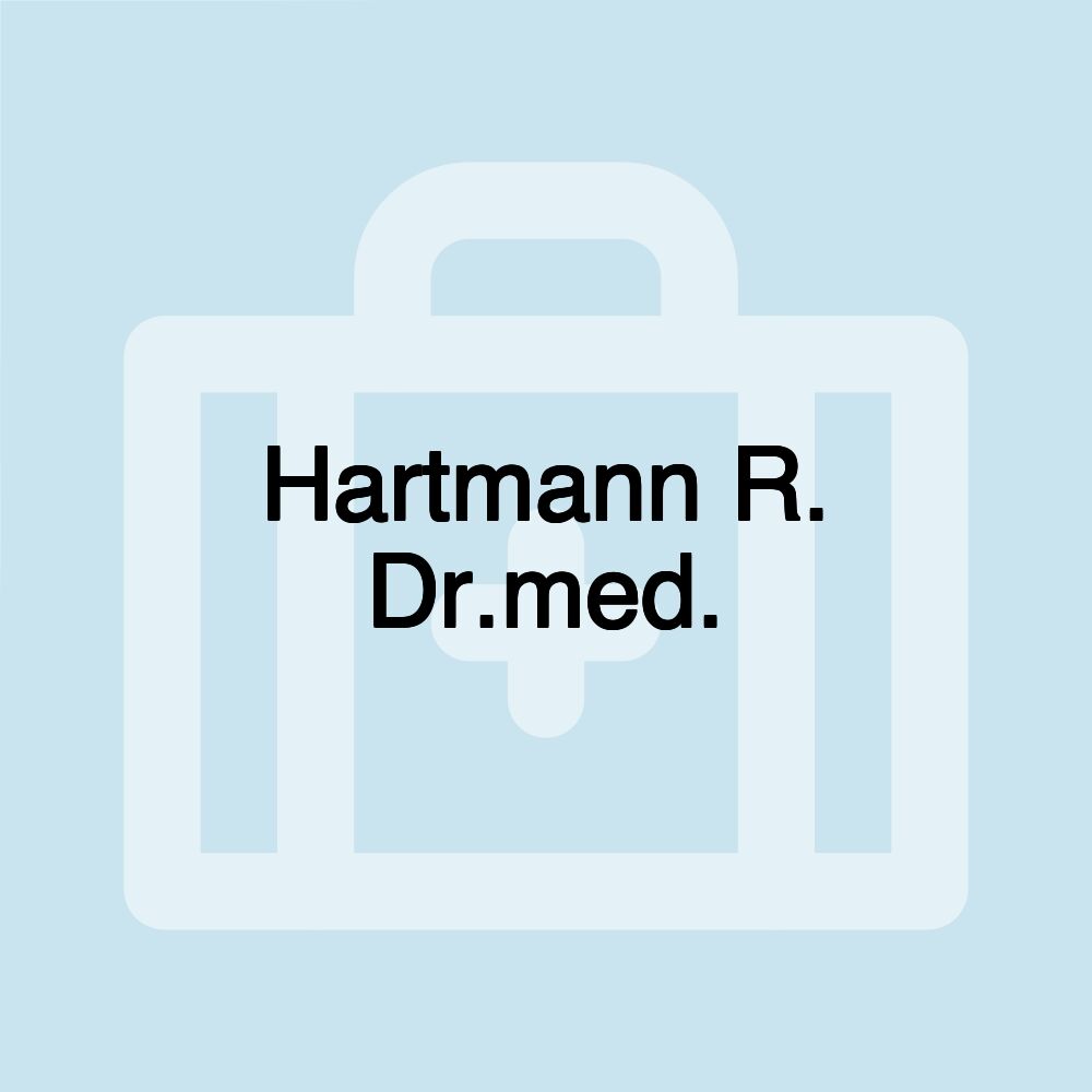 Hartmann R. Dr.med.